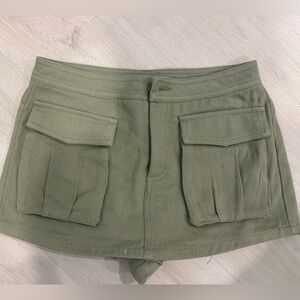Olive Green Women's Skirt